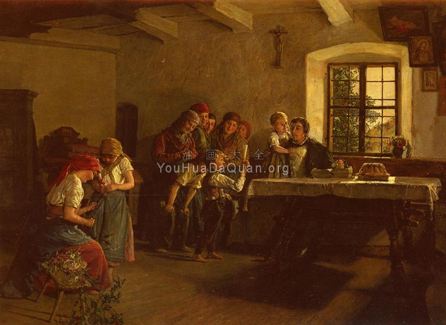 The Center of Attention - 费迪南德·乔治·沃德穆勒